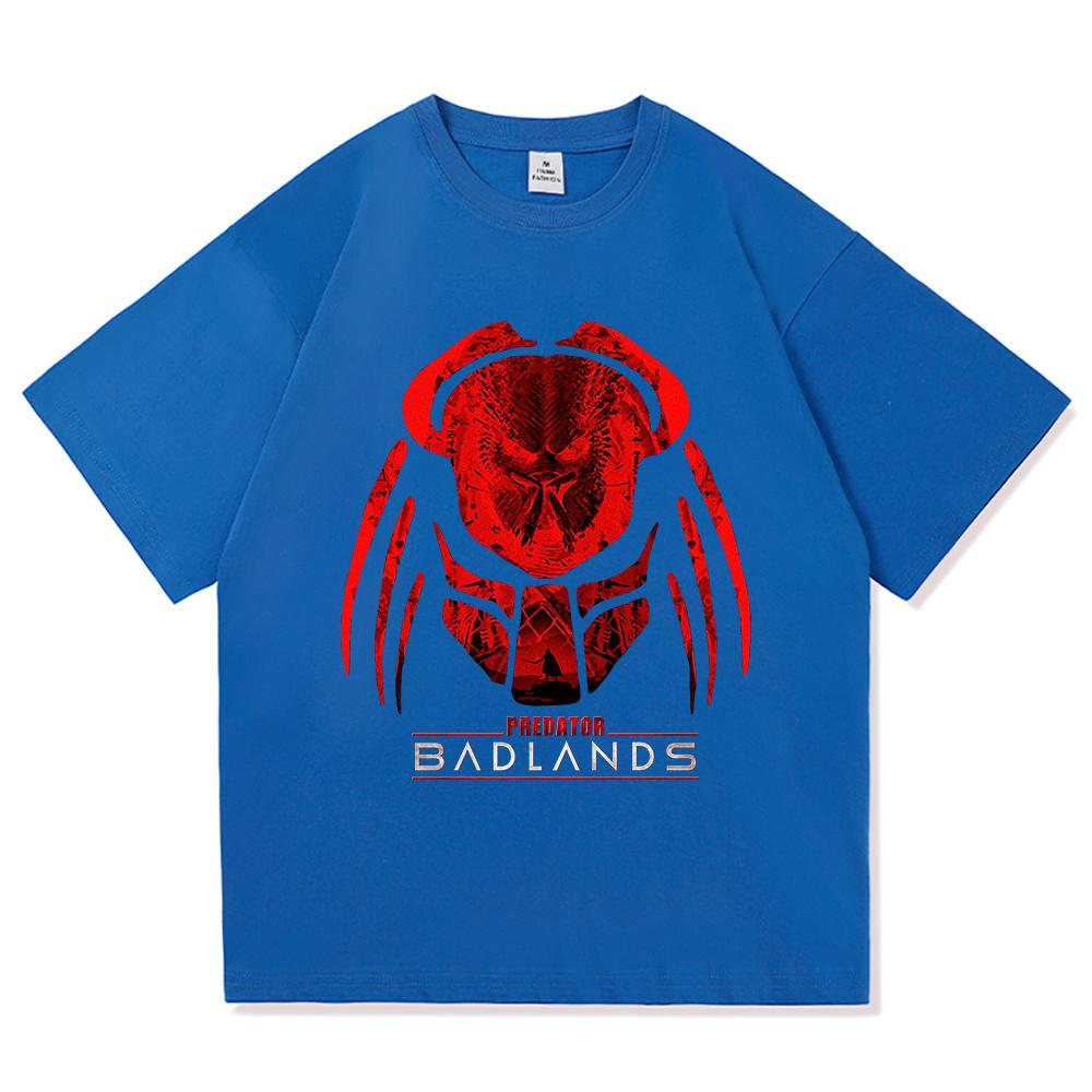 Predator Badlands T Shirt 2025 Fashion Movie Men/women Clothing Vintage Harajuku High Quality Clothes Cotton Tshirts