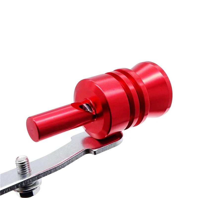 Universal Motorbike Vehicle Refit Device Exhaust Pipe Turbo Sound Whistle Universal Simulator Turbo Sound Whistler S-XL Size