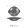Retro stainless steel binaural dry pot plate, commercial golden spicy pot, crayfish shallow plate, sauerkraut fish pan