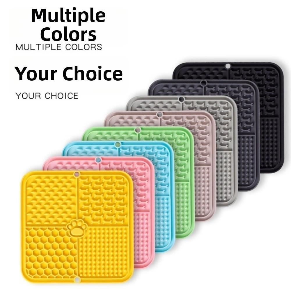 Slow Feeding Design Pet Lick Mat Suction Cup Slow Feeder New Silicone Mat Slow Eating