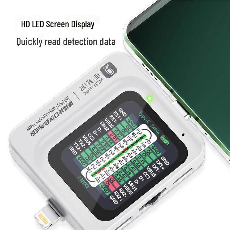 TNS360 Mobile Phone Tail Plug Tester - 3-in-1 Auto Scan Detection (30V)