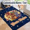 Custom Text Five Nights at Freddy’s Pattern Floor Rug Soft Indoor Carpet Mat Living Room Bedroom