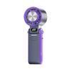 3600mAh Rechargeable Electric Handheld Fan 100 Speeds Adjustable Portable Outdoor Foldable Mini Air Cooling Turbo Fan W/ Lanyard