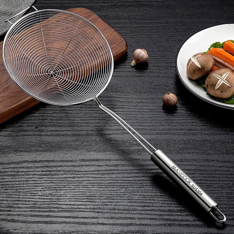 maxcook 304 Edelstahl Küchensieb & Schaumlöffel