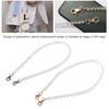 2pcs Acrylic Beads Bag Chain Metal Chain Purse Strap Bead Assortments Bag Strap  Handbag Accessories