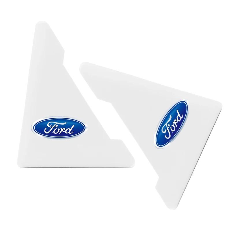 Car Sticker 2026 2025 Hot 2PCS Silicone Car Door Corner Cover Bumper Collision Anti-scratch Protector For Ford Focus Fiesta EcoS