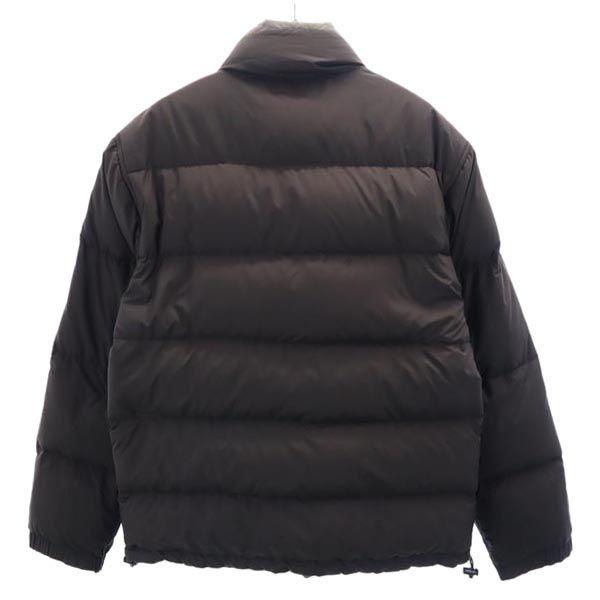 FIRSTDOWN Logo embroidery reversible Down jacket LL tea Men's Used