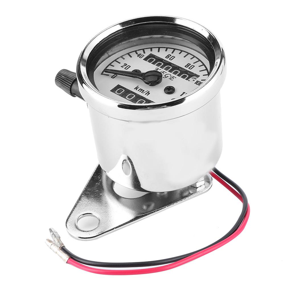 Universal Motorcycle Speedometer Odometer 12V Night Viewing Meter Kilometer Table