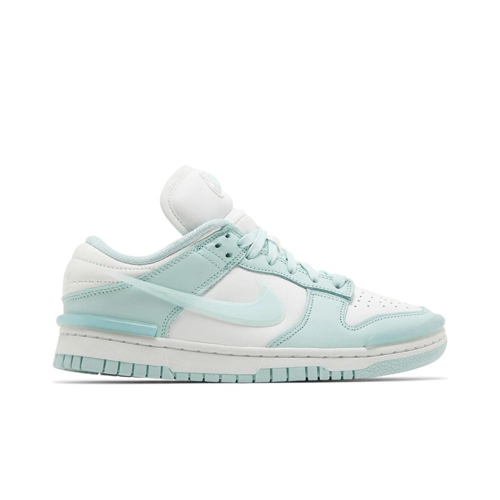 Nike Women's Dunk Low Twist 'Jade Ice' (women's sizes) Summit White / Jade Ice Skate Shoes DZ2794 101