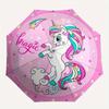 Magical Unicorn Cloud Sticker Decal for Kids Room DecorUmbrella, Portable 3-Fold Compact Umbrella,Christmas Gift ES483