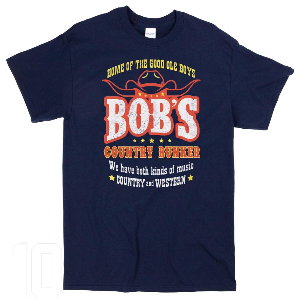 Bob Country Bunker T-shirt Blues Brothers Inspired Retro Music 80s Film Tee S