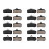 10Pair SemiMetallic Bicycles Bikes Disc Brake Pad Low Noise Mountain Bikes Brake Pad Quiet Cyclings Brake Pad