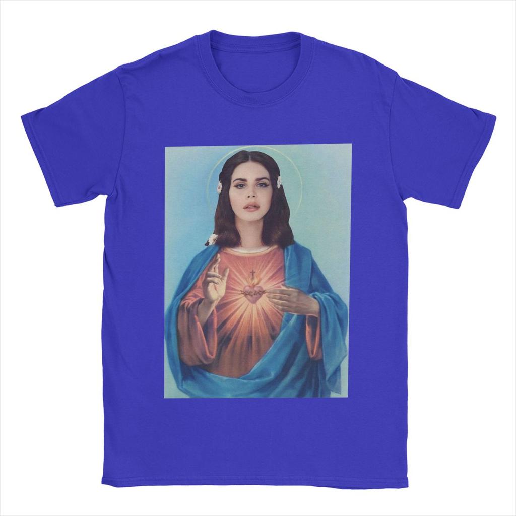Lana Del Rey Angel Pánská trička Vintage tričko Krátký rukáv Kulatý výstřih Trička 100% bavlna Originální topy