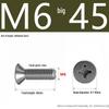 201 Stainless Steel Countersunk Phillips Head Screw: Flat Head Bolt M2-M8