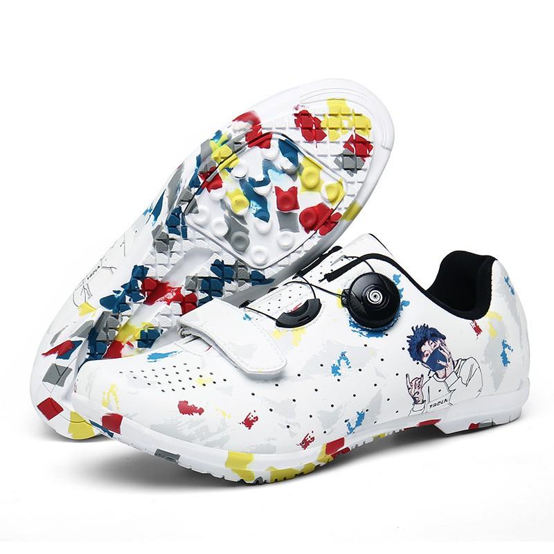 Unisex Radschuhe Mit Cleats Kompatibel Rennrad Mountainbike Atmungsaktive Sohle Herren Damen