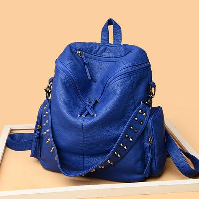 Soft Leather High Quality Backpacks for Women 2023 Fashion Luxury Female Shoulder Bag Large Capacity School Bags Backpack