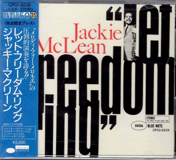 

CD JACKIE MCLEAN - Let Freedom Ring CP325235 Blue Note 1986 Japan Jazz Used