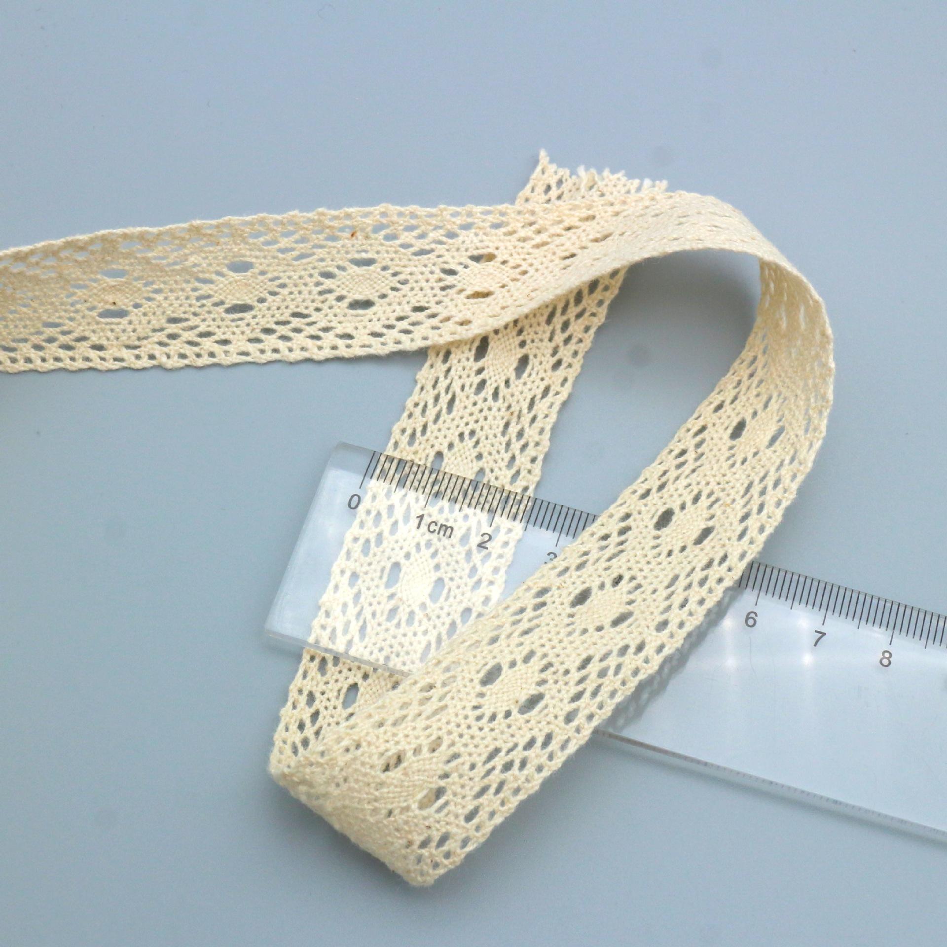 

Cotton Thread Lace Tablecloth Handmade Hanfu Decorative Accessories Lace Exquisite Hollow Lace Accessories Lace WX24043