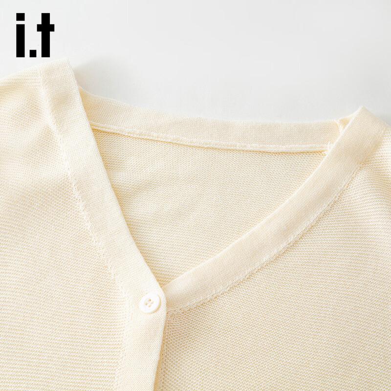 Izzue Women's V-Neck Fringe Knit Sweater