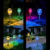 Solar Color-Changing Stainless Steel Garden Lawn Lamp