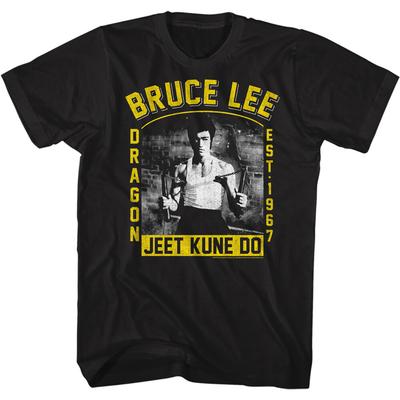 Bruce Lee Martial Arts Legend Jeet Kun Do Est 1967 Dragon Men's T Shirt