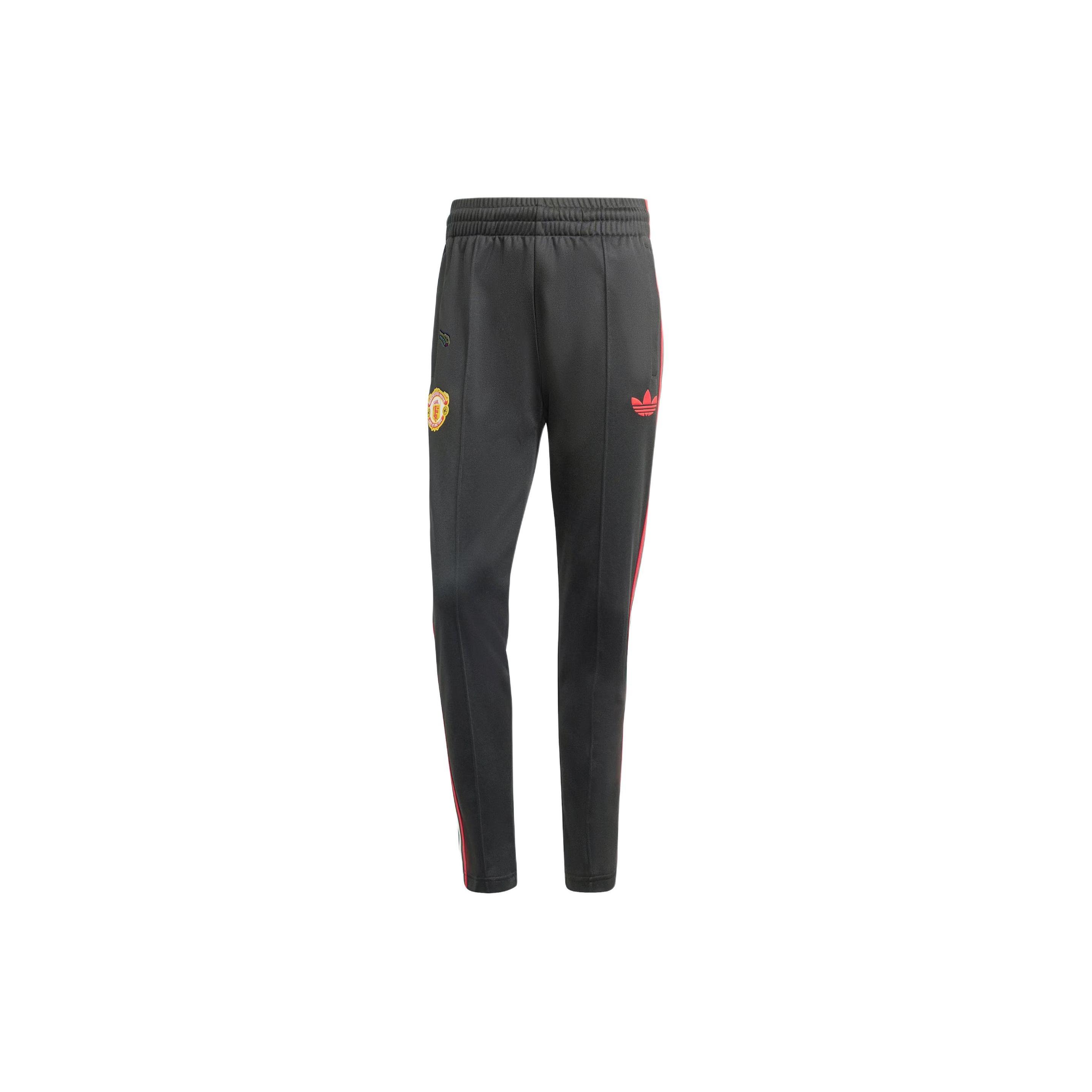 adidas Manchester United Stone Roses Originals Pants Asia Sizing  Black  Men s IN6968 S