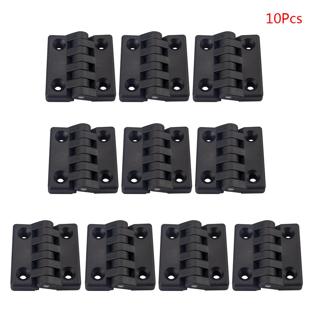 10 Pcs Black Small Cabinet Butt Hinges Wooden Jewelry Box Hinges Mini Folding Hinges Replacement for Handicrafts