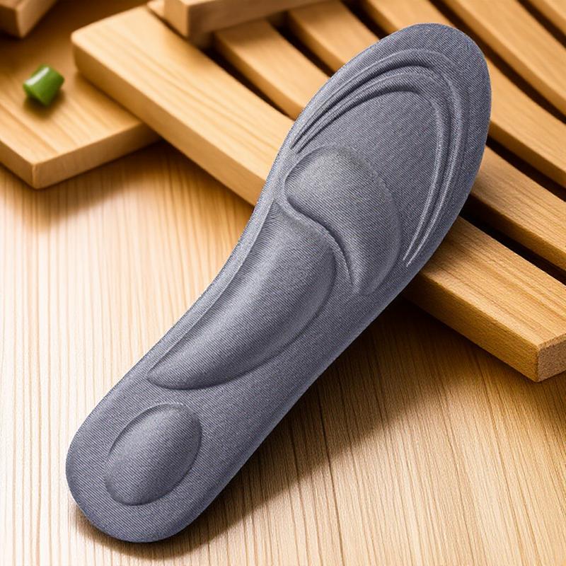 Plantar Fasciitis Insoles Memory Foam Arch Support Cushions for Foot Pain Relief Heel Metatarsal Support Shoe Inserts 1 Pair