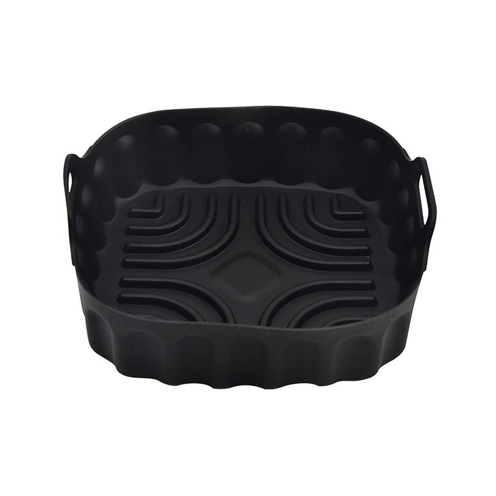 High Temperatures Resistant Silicone Baking Tray for Air Fryers Nonstick Oven Mat Microwave Chicken Pans Accessories