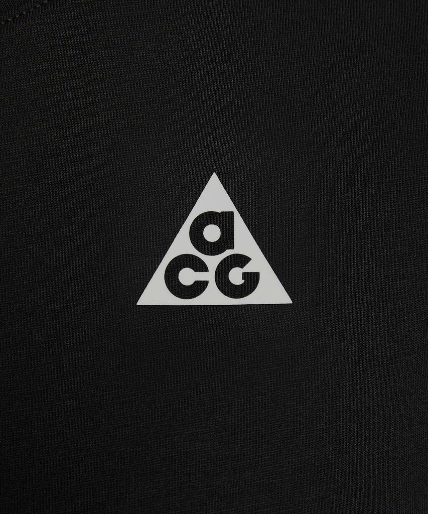 Nike Acg Dri-Fit Short Sleeve Trail Running Top W - Black: Summit White / Io9651-010