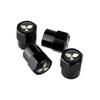 4pcs Car Wheel Tire Valve Caps Tyre Stem Covers for Mitsubishi Ralliart Lancer ASX Colt Pajero Outlander Eclipse Delica EVO Colt