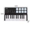 Worlde Panda Mini Tragbare Mini-USB-Tastatur mit 25 Tasten und Drum-Pad-MIDI-Controller