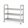 Stainless Steel Shoe Rack MultiLayer Storage Organizer for Home Dormitory 3Tier/40cm