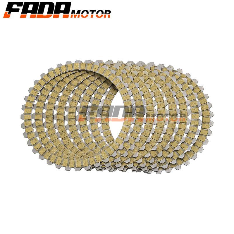 

Suitable for Harley Sportsman Xl883 1200n X48 72 Clutch Plate Friction Wood Piece Clutch Disc Steel Plate Clutch plate (8 pieces)