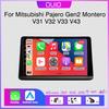 Android 13 Radio For Mitsubishi Pajero Montero V31 Cheetah Kingbox Car Stereo Multimedia Player Carplay Auto GPS Navigation DSP