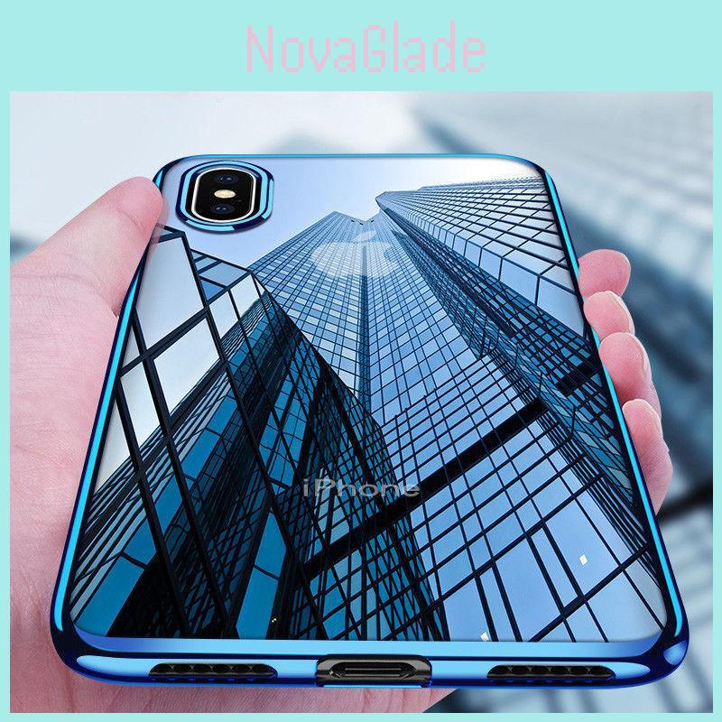 Iphone für X 8 7 6s Plus Hülle Galvanisiertes Silikon Ultra Dünn Transparent Weiche Abdeckung