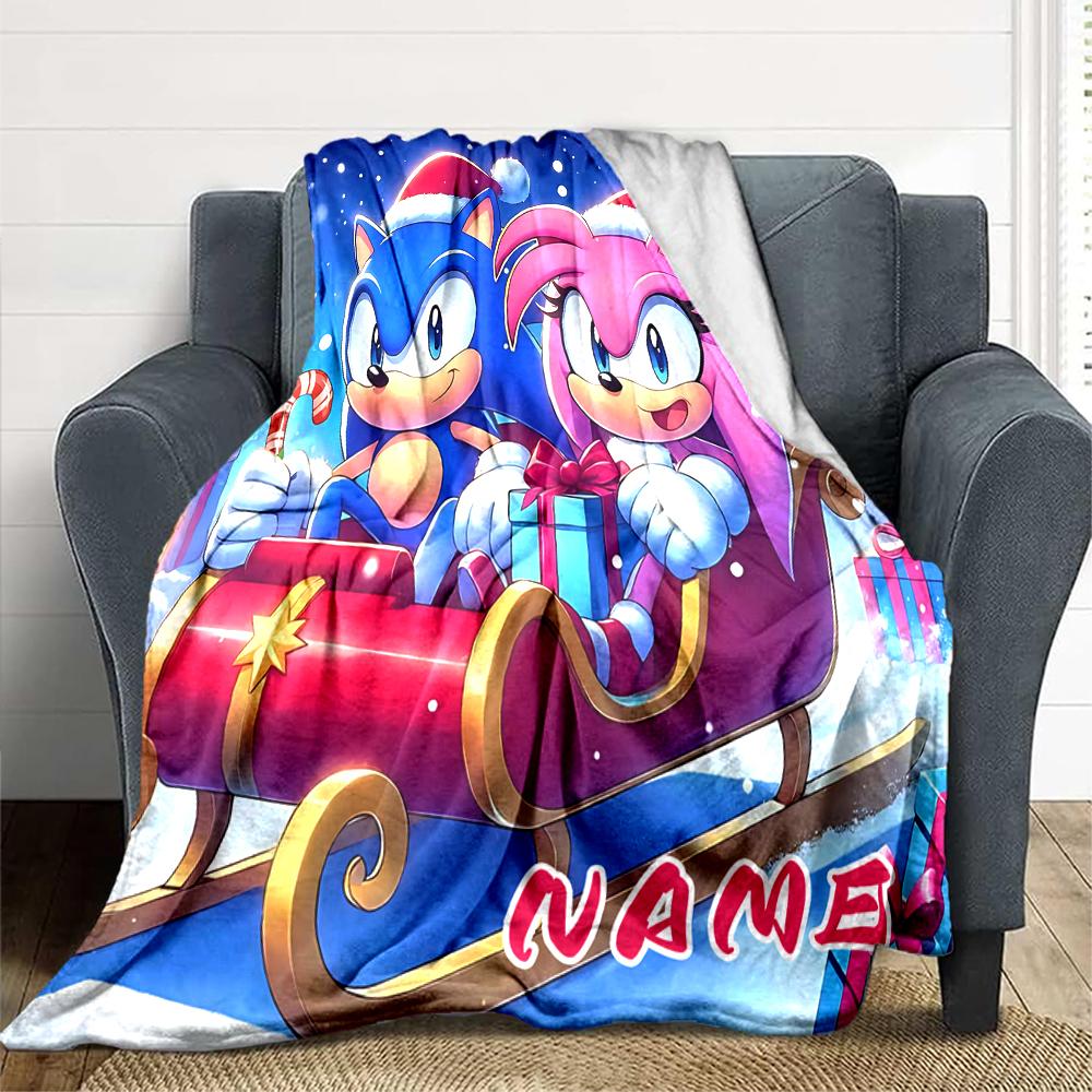 Custom 1pc Sonic Adventure: Chaos Blanket, Soft And Comfortable Blanket, Casual Warm, Camping Travel Blanket, Birthday Gift Q912176