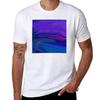 Blue rowboat under a purple sky TShirt t shirt Unisex designer t shirt custom print Unisexs graphic t shirts TShirt