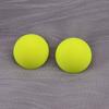 New Korean Neon Yellow Green Round Square Acrylic Stud Earrings For Women Geometric Triangle Matt Earrings Jewelry Party Gifts