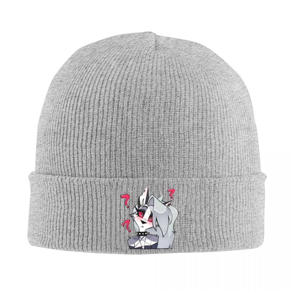 Helluva Boss Loona Warm Knitted Cap Fashion Bonnet Hat Autumn Winter Outdoor Beanies Hats for Unisex Adult