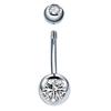 10Pcs/lot G23 Titanium Belly Button Piercing Navel Earring Goth Crystal Belly Piercing Jewelry for Sexy Women Navel Piercing 14G