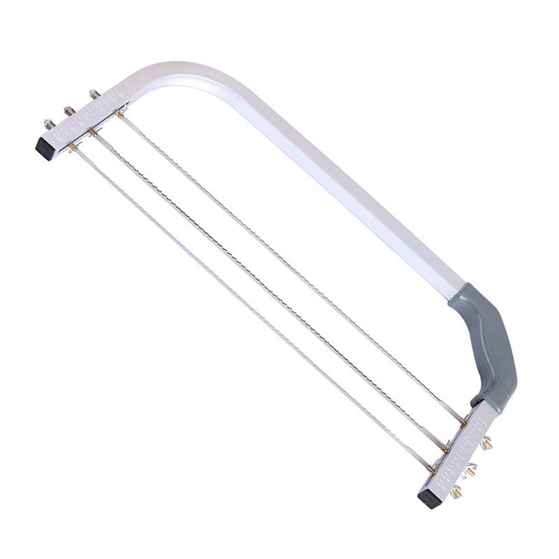 Adjustable 3 Blades Cake Cutter Stainless Steel Interlayer Cake Slicer Baking Tool Leveler Toast Cut Saw Bread Cutter Slicer