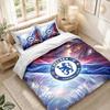 Pościel 1 poszewka na kołdrę 2 poszewki na poduszki Nadruk Chelsea FC Sypialnia Dekoracja domu
