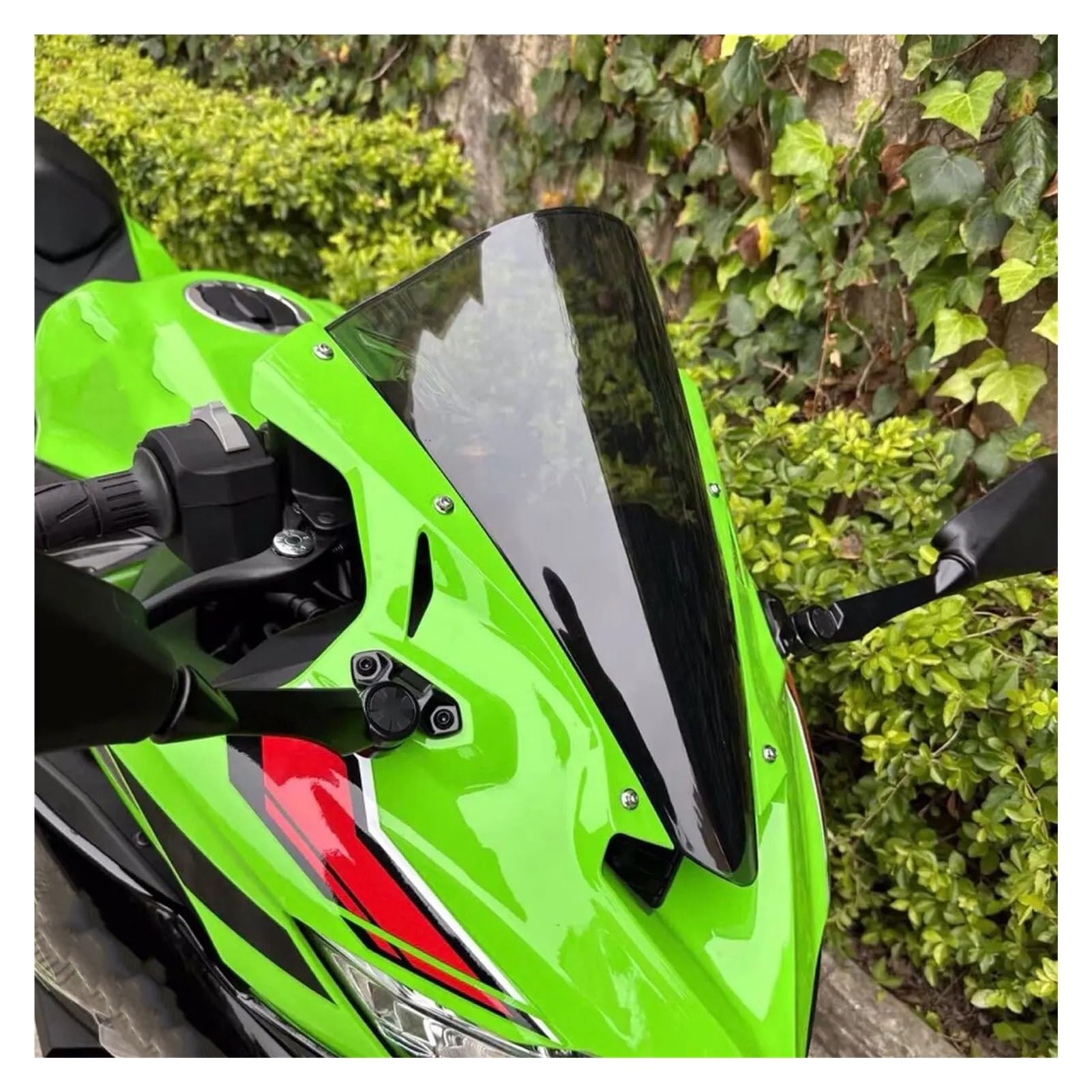 

CKEI Kawasaki Ninja ZX-25R 2020-2023 ZX-4RR ZX4RR ZX-4R ZX4R 2023 2024 Мотоцикл Подъем Высоты Ветровое Стекло Ветрозащита Серый (Серый) One Size серый