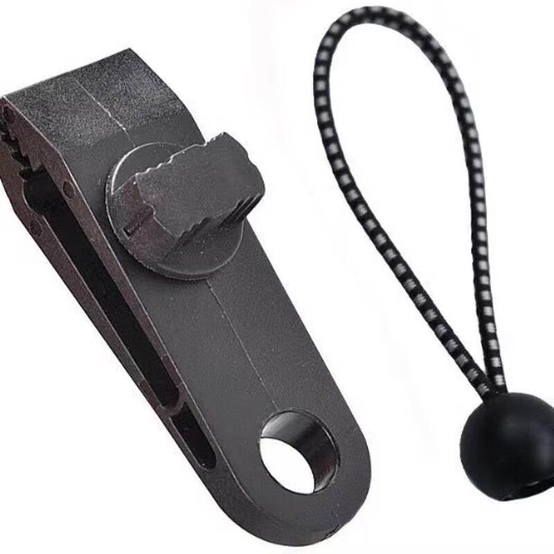 Brangdy Outdoor Tent Tarp Clips with Elastic Ropes