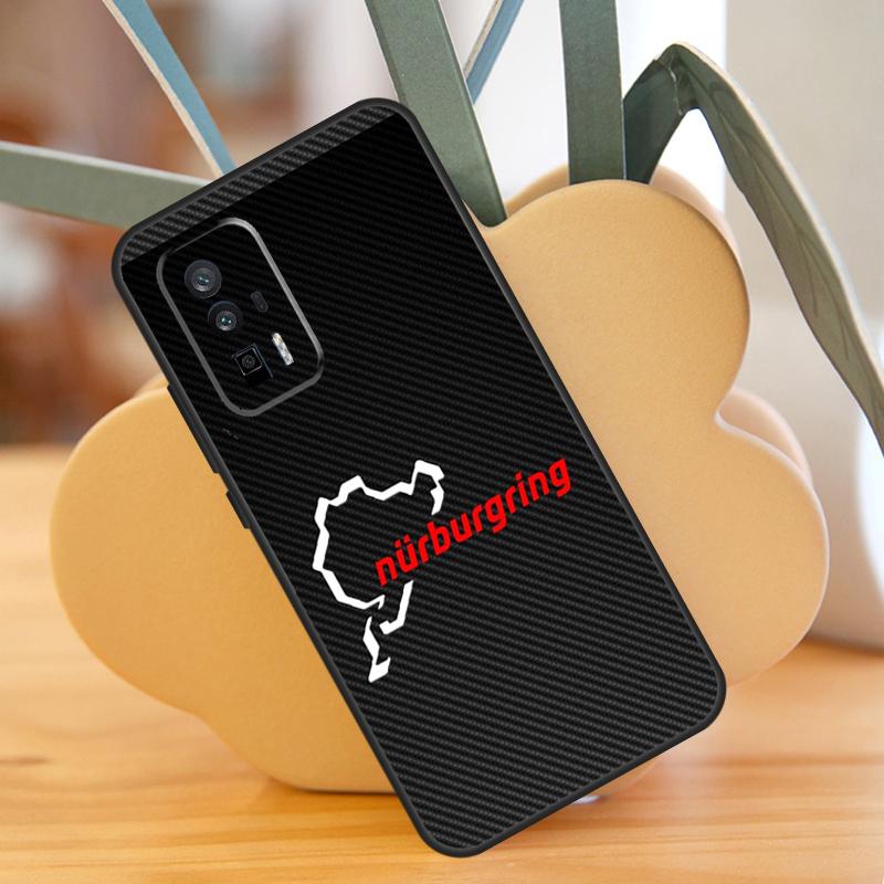 Nurburgring F1 Circuit Case For Xiaomi 14 13 Ultra 11T 12T 13T Pro 12 Lite POCO F6 F5 X6 M6 Pro X5 X3 F3 M5s Cover