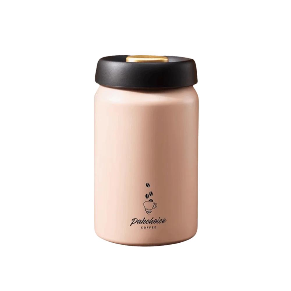 Stainless Steel Vacuum Coffee Container Moisture-Proof Thickened Coffee Bean Storage Rust-proof Keep Fresh Airtight Canister