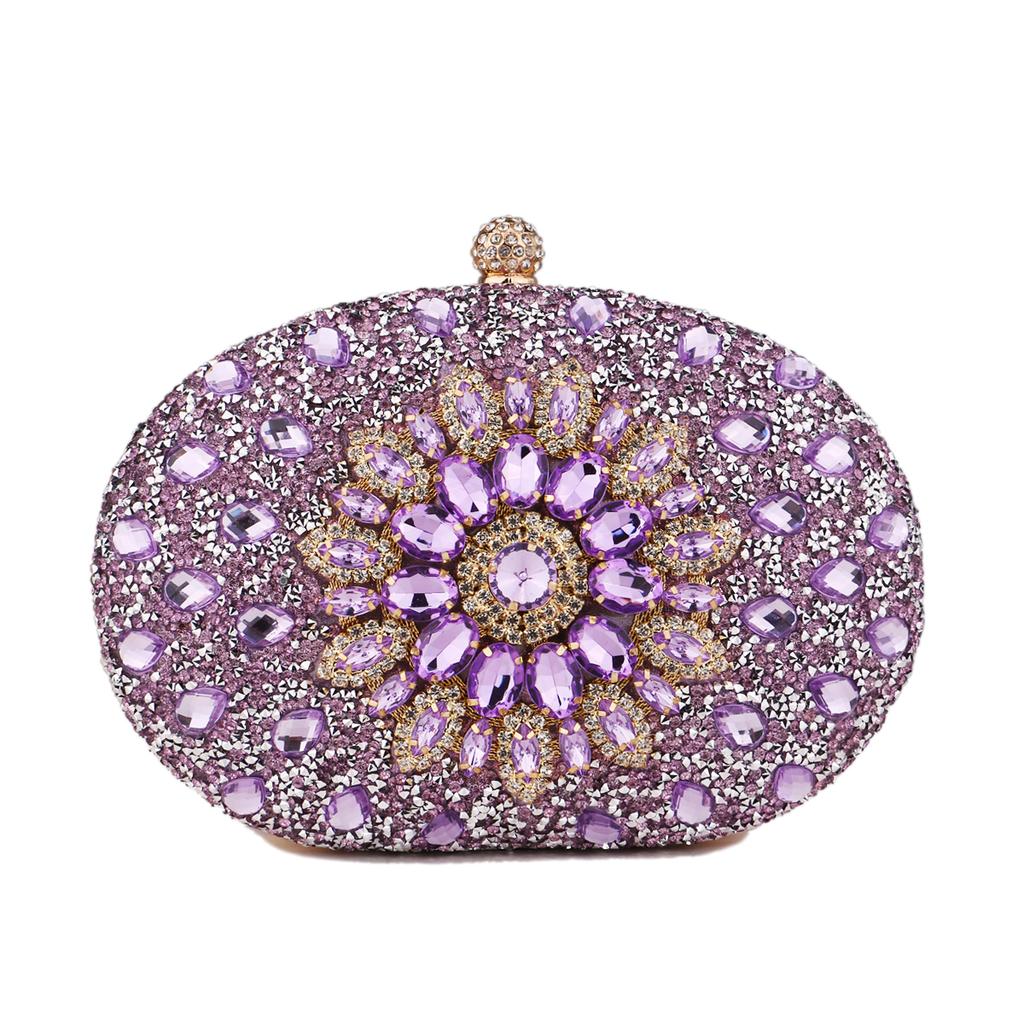 Diamond Women Luxury Clutch Evening Bag Wedding Crystal Ladies Cell Phone Pocket Purse Female Wallet for Party Quality Gift