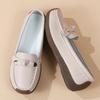 Plus Size Women's Slip-On Moccasins - Soft Sole, Lightweight, Casual Flats for Moms