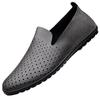 Genuine Leather Men Shoes Casual Formal Mens Loafers Moccasins Italian Summer Breathable Slip On Male Boat Shoes Over Size 50 51